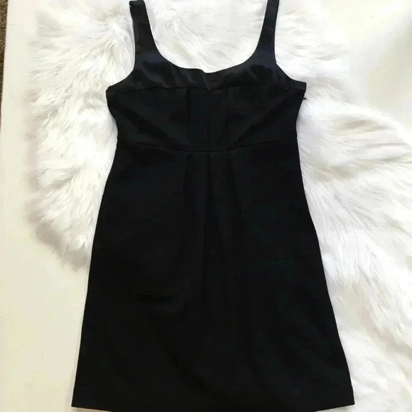 Old Navy Black Sleeveless Tank Dress with Satin - Picture 2 of 8
